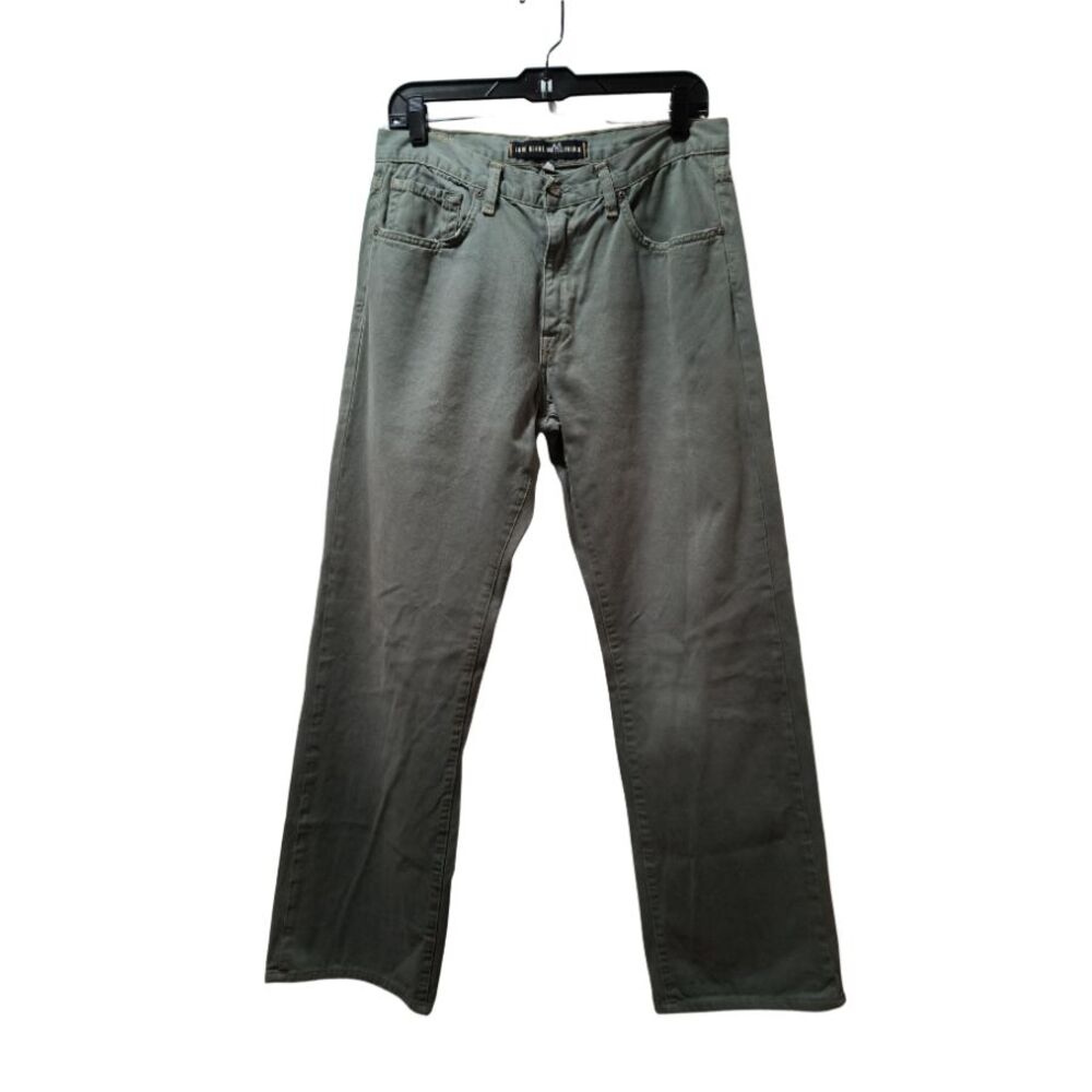 Jake Agave Jeans Men’s 33x32 Green The Waterman Relaxed Straight Twill